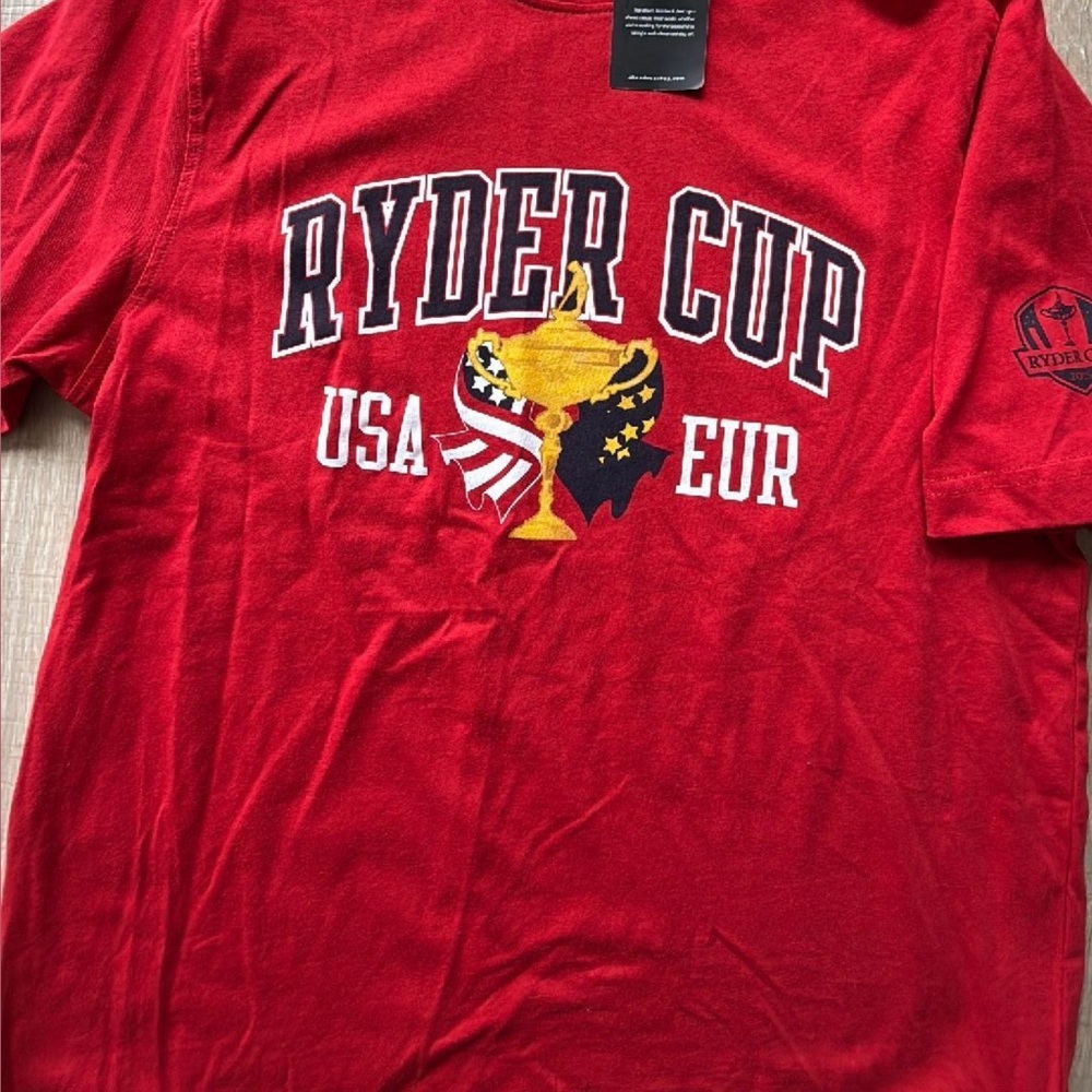 Ryder Cup Red Short Sleeve NWT Men's Tee-USA vs Europe/‘47 Brand
